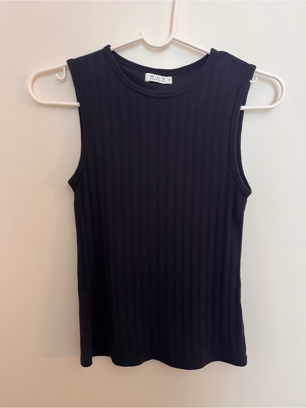 RLT Wide Ribbed Tank Navy Medium - Picture 6 of 10